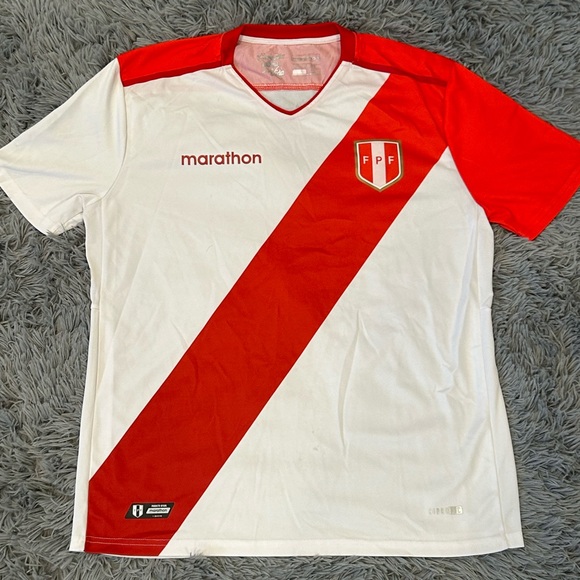 Peru Soccer football national team official authentic 2018-19 Home Jersey - Picture 1 of 7